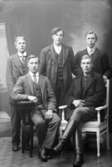 Fem män i kostym, 1919