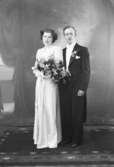 Brudpar i Fjugesta, 1943
