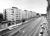Rudbecksgatan mot väster, ca 1965