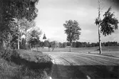 Vy mot Ekeby kyrka, 1950-tal