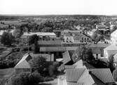 Vy över Lindesberg från kyrktornet, 1940