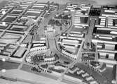 Modell av Örebro centrum, 1944