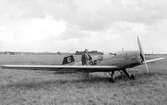 Tysk flygare på flygfältet, 1938