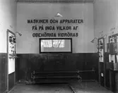 Apparatrummet vid centralverkstäderna, 1904