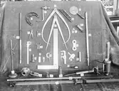 Diverse verktyg vid centralverkstäderna, 1905