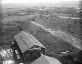 Vy över presenningsverkstaden vid centralverkstäderna, 1906