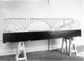 Modell av forsmobron, 1914