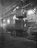 Insättning av inre eldstad i litt. Ka lokpanna, 1910-tal