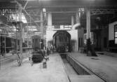 Arbetare i vagnverkstaden, 1902-1909