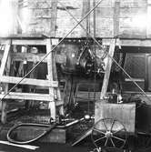 Elektrisk borrmaskin och lufthammare på Centralverkstäderna, 1902