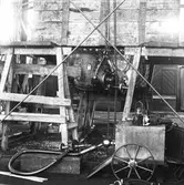 Elektrisk borrmaskin och lufthammare på Centralverkstäderna, 1902