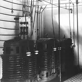 Transformatorer i apparatrummet vid Centralverkstäderna, 1902