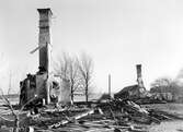 Efter brand i Frogesta, 1943-04-20