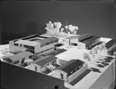 MODELL AV LEGATIONSBYGGNAD I TOKYO