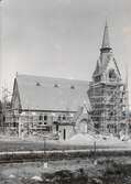 Byggnation av Längbro kyrka, ca1900