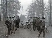 Medlemmar i Karlslunds skytteförening, ca 1900