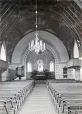 Interiör från Längbro kyrka, ca 1900