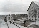 Kraftstationen och kvarnen på Karlslunds gård, 1890-tal