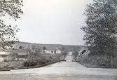 Växthus och stall på Karlslunds gård, 1890-tal