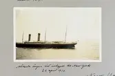 Mötande ångare vid inloppet till New York, 1913-04-26