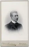 Kabinettsfotografi - Axel Ekbom, Uppsala 1899