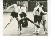 Handbollsspelare. Idrottens hus, Helsingborg.