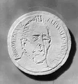 Förlaga till medaljong, Frans Berwald.