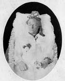 Kistfoto av Anna Lovisa Pettersson, f 1861, d 1878.