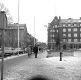 Vänersborg, Edsgatan vid torget med torgbrunnen