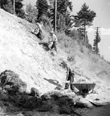 Vägarbete, Vifors.; Fotograf: Viktor Lundgren