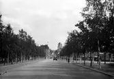 Foto vid Tingshuset mot SO, 1930-tal.