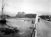Skeppsbron, foto från SO.   före 1900.