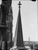 Byggnadsdetalj, Uppsala domkyrka, Uppsala 1938