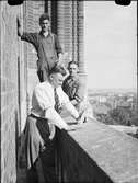 Restaureringsarbetare, Uppsala domkyrka, Uppsala 1938