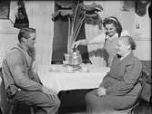 Kaffepaus, Uppland 1948