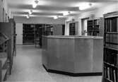 Biblioteket på Trinnöjegatan vid inflyttningen i nov. 1949.