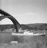 Fartyget Brage vid Sandöbron
