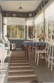 Veranda med dess interiör, 