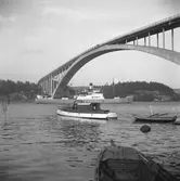 Fartyget Brage vid Sandöbron

