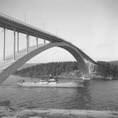 Fartyget Grim vid Sandöbron

