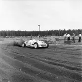 Persbergarn gasar på.Gelleråsen, Karlskoga. 1950-06-04