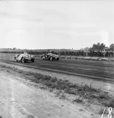 Snabba sportvagnar på Gelleråsen, Karlskoga. 1950-06-04