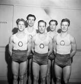 Gymnaster från AGF i Örebro konserthus, 1945-12