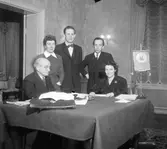 Möte på Svenska frisörföreningen, 1946-02