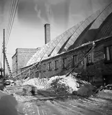 Norra fasaden av Idrottshuset, 1946-02