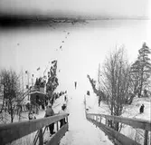 Backhoppning i Sörbybacken. 1946-03-10