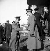 Prinsbesökets avslut i Kvarntorp. 1946-03-16