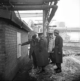 Kartsök vid prinsbesök i Kvarntorp. 1946-03-16