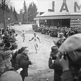 Målet vid terränglöpning i Brunnsparken, 1946-04-14
