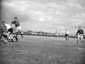 Fotbollsmatch ÖSK-Degerfors på Eyravallen, 1946-04-22